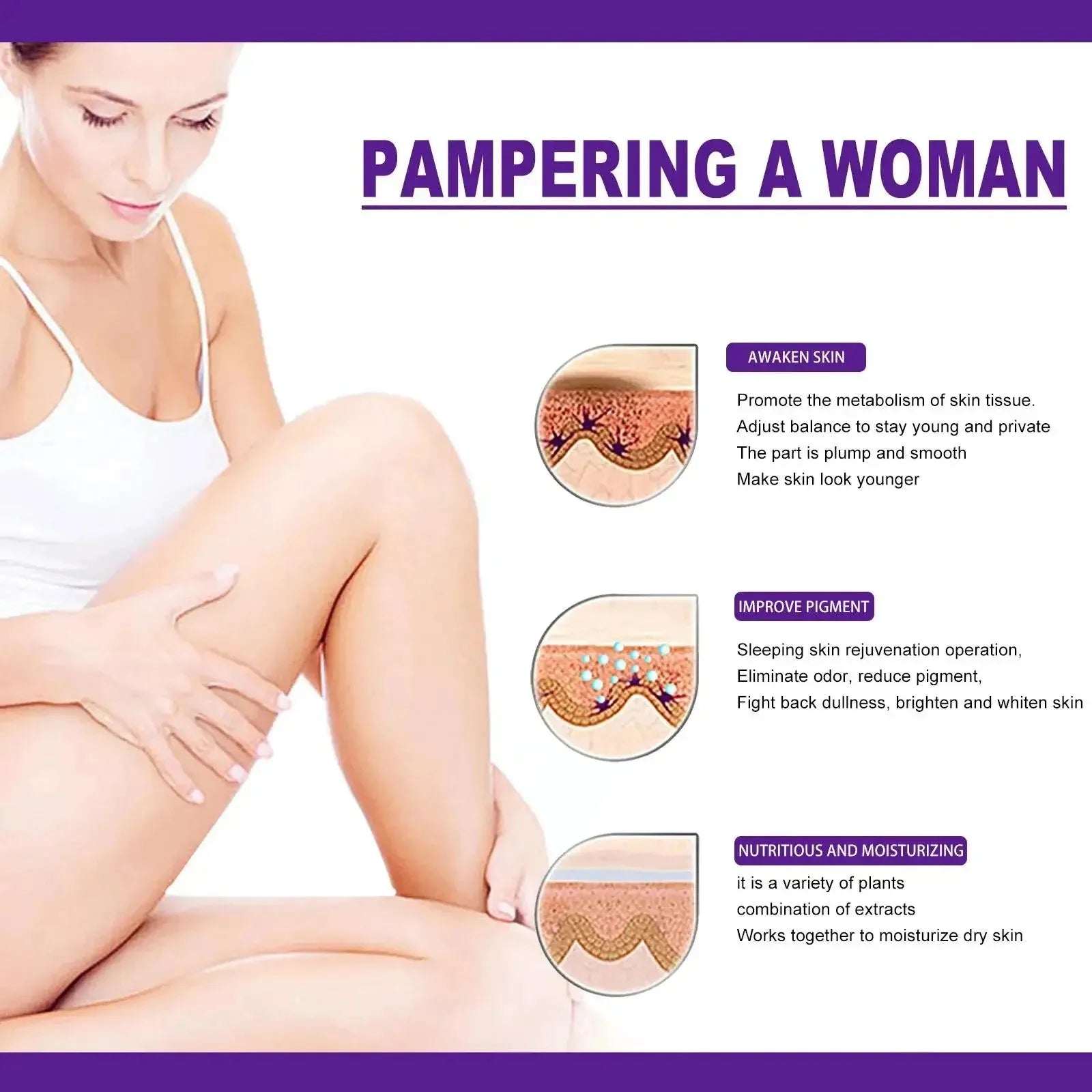 Women Lips & Skin Body Cream Body whitening