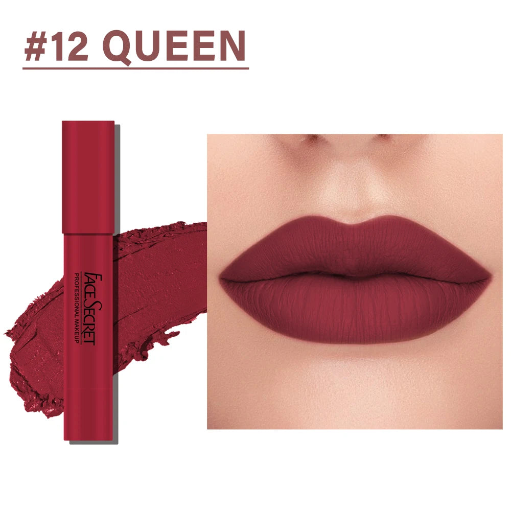 2 Colors Sexy Matte Lipstick Waterproof