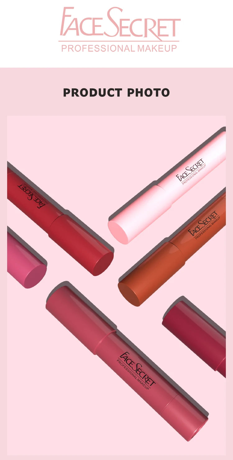 2 Colors Sexy Matte Lipstick Waterproof
