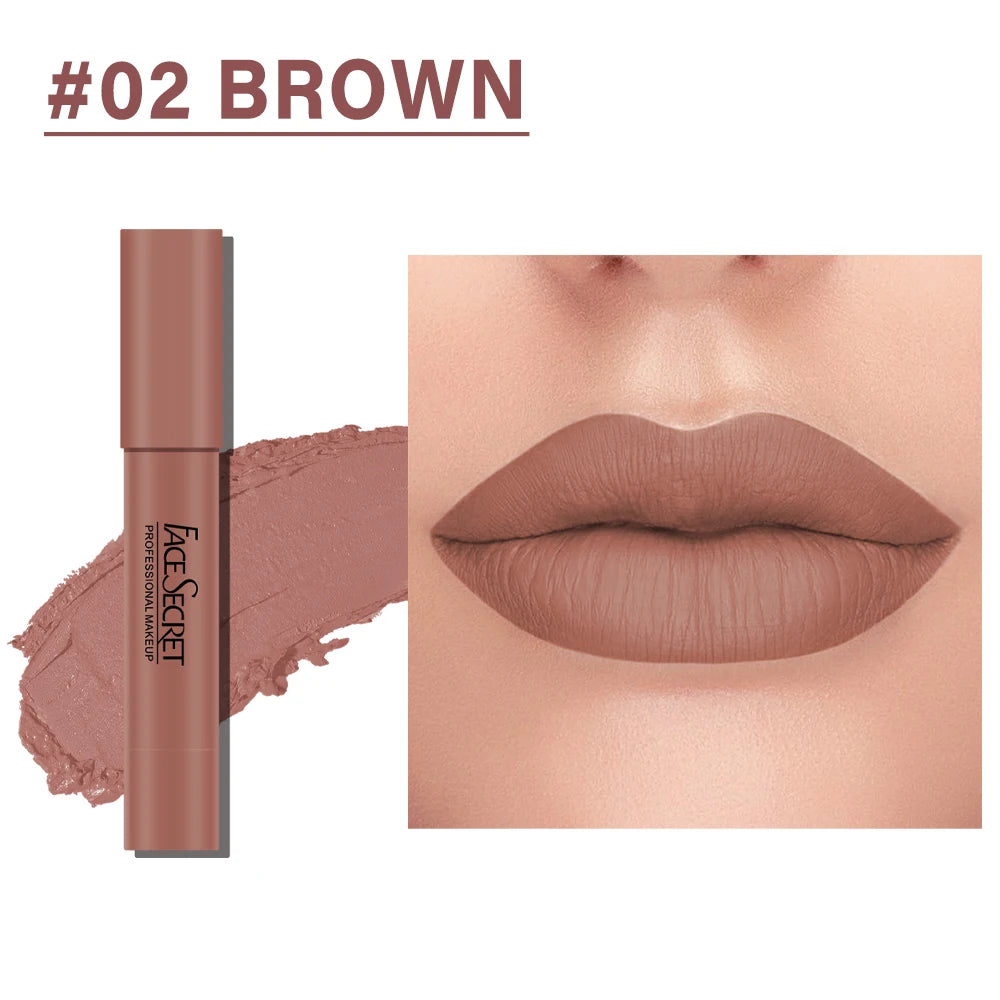 2 Colors Sexy Matte Lipstick Waterproof