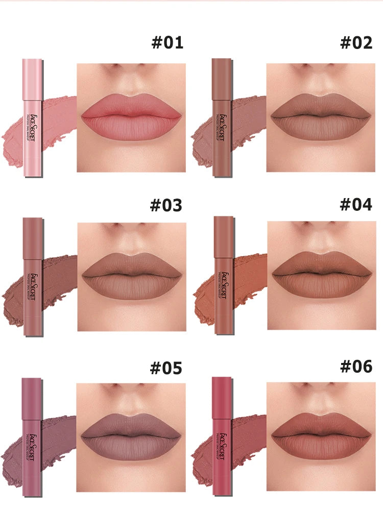 2 Colors Sexy Matte Lipstick Waterproof