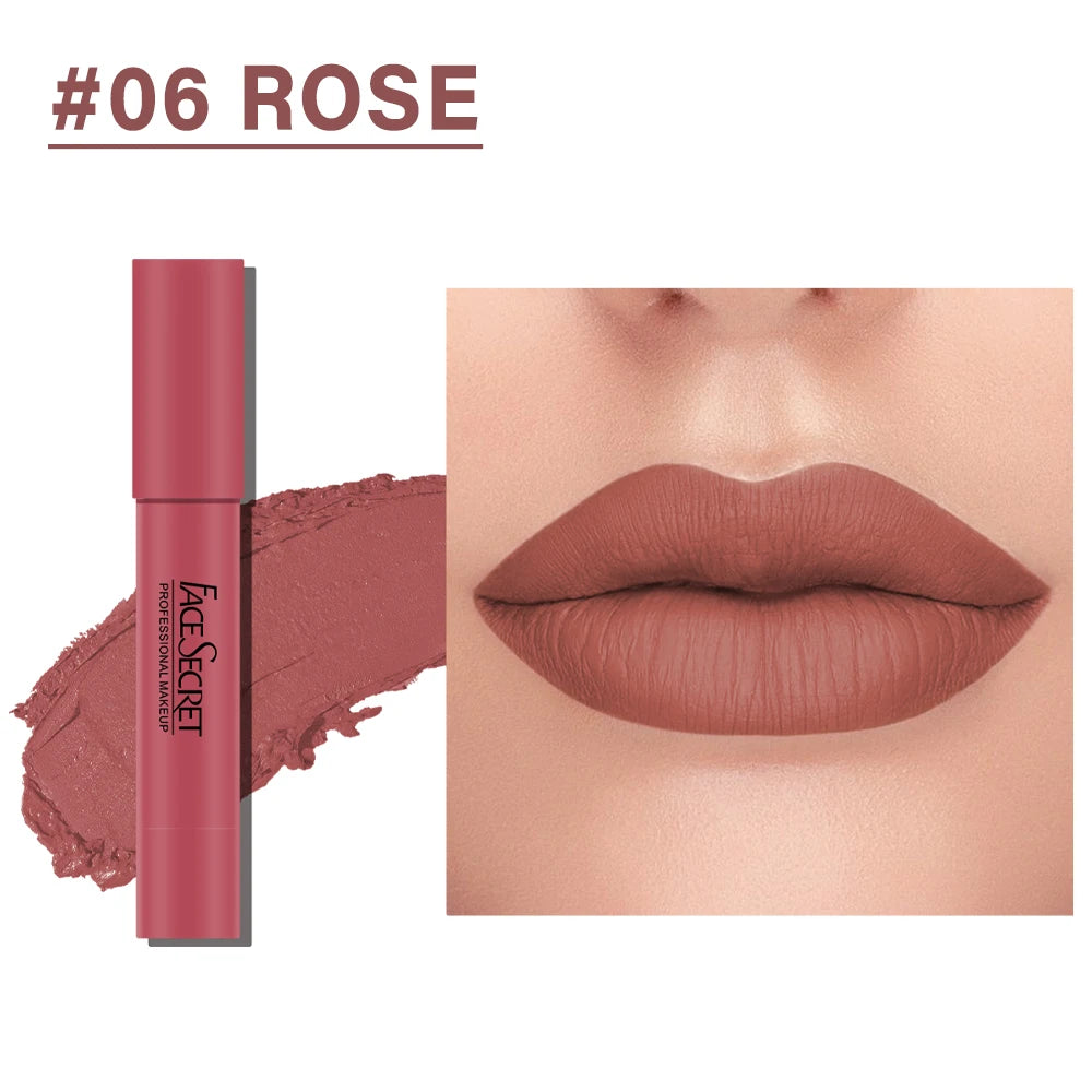 2 Colors Sexy Matte Lipstick Waterproof